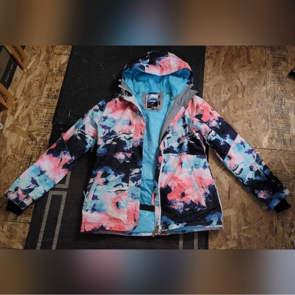 GSOU snow Winter snowboard jacket size Large